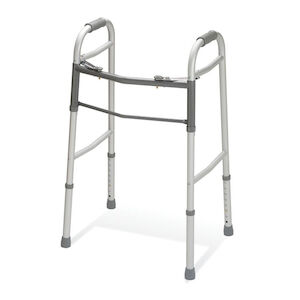 WALKER FOLD 2BTN ADULT 300LB 1EA 4CS